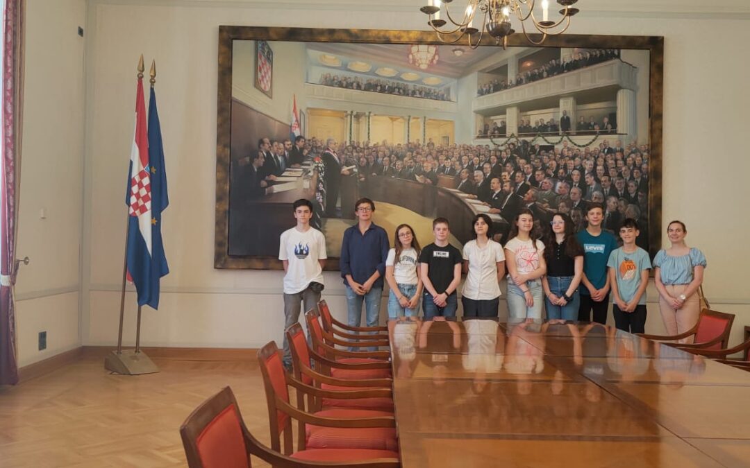 Učenici posjetili Hrvatski sabor