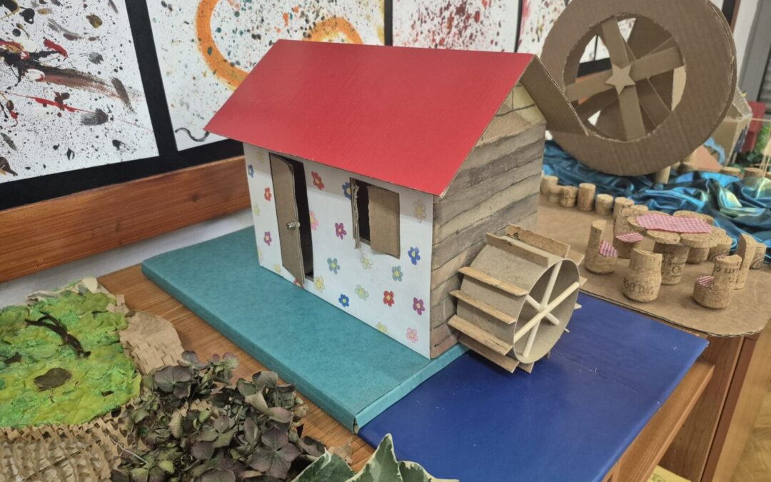 Učenici 4. razreda izradili mlinove nakon čitanja „Družbe Pere Kvržice“