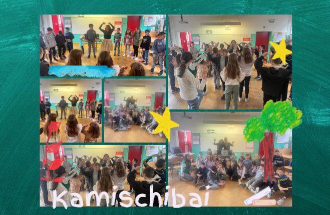 Ein KAMISHIBAI-ABENTEUER an der Gundschule Pantovčak