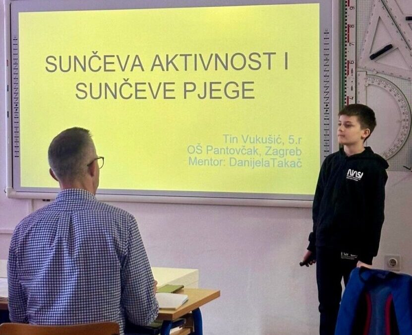 Sjajan uspjeh na Državnom natjecanju iz astronomije: Tin Vukušić osvojio visoko drugo mjesto!